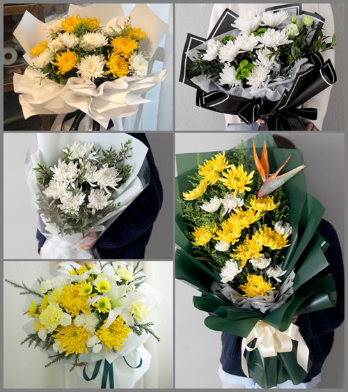 河南信阳光山县罗陈乡白事花束代送